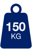 150 kg max load icon