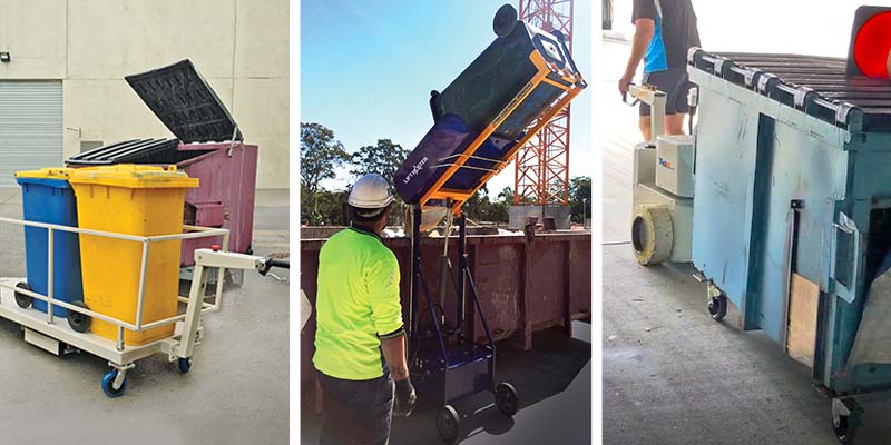 Waste management solutions with Electrodrive and Liftmaster bin lifters and bin movers