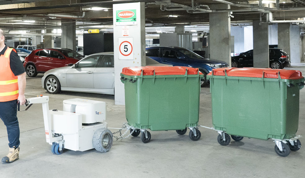 Sulo rubbish bins with the Tug Rise