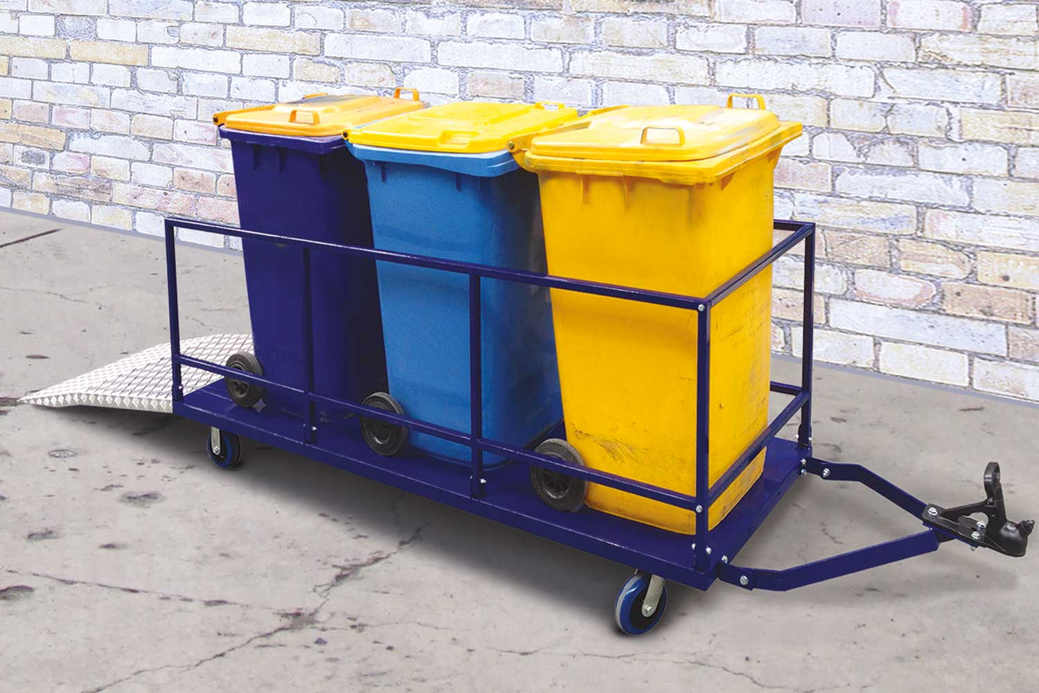 The 3-bin bay Modular bin trailer