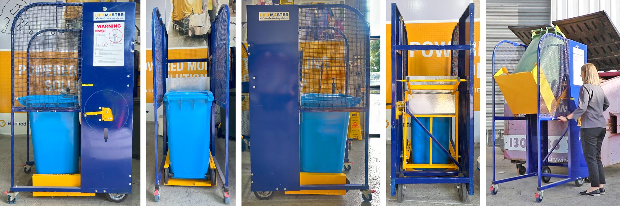 Ecolift bin lifter ex-demo model